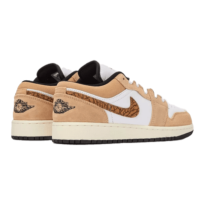 Nike Air Jordan 1 Low SE Brown Elephant (GS) Back