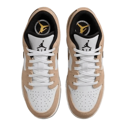 Nike Air Jordan 1 Low SE Brown Elephant (GS) Oben
