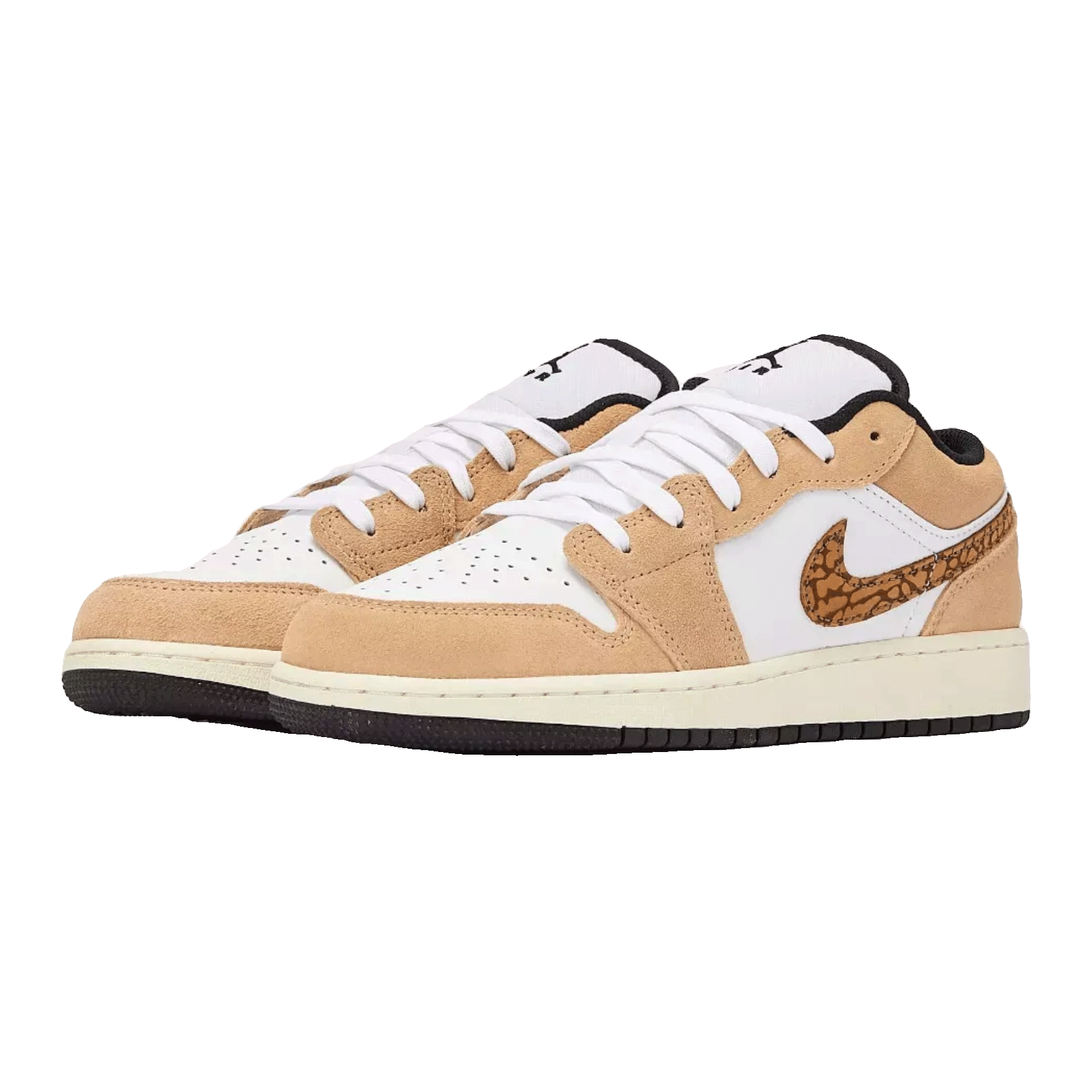 Nike Air Jordan 1 Low SE Brown Elephant (GS) Side