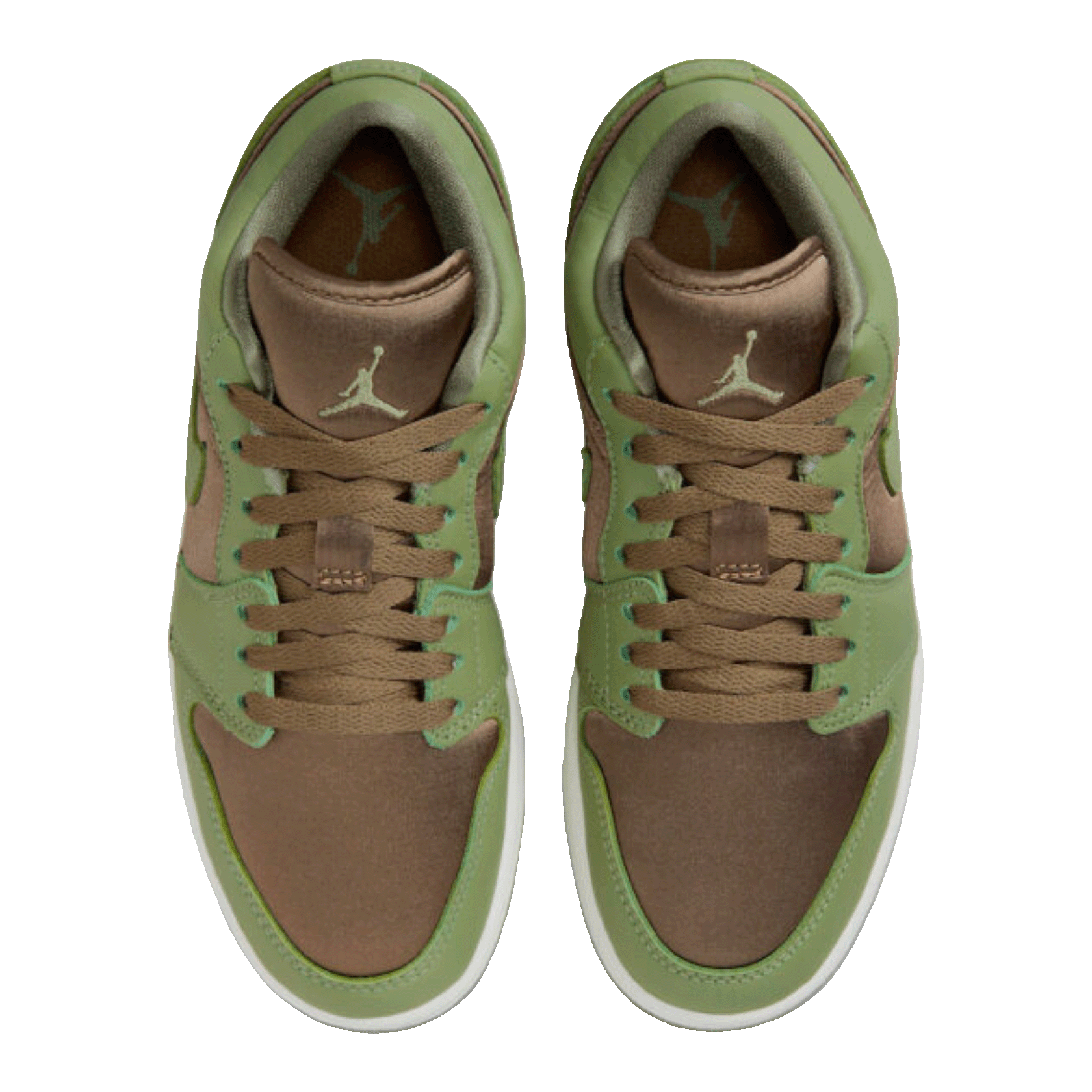 Nike Air Jordan 1 Low SE Brown Kelp Sky J Light Olive (W) Oben