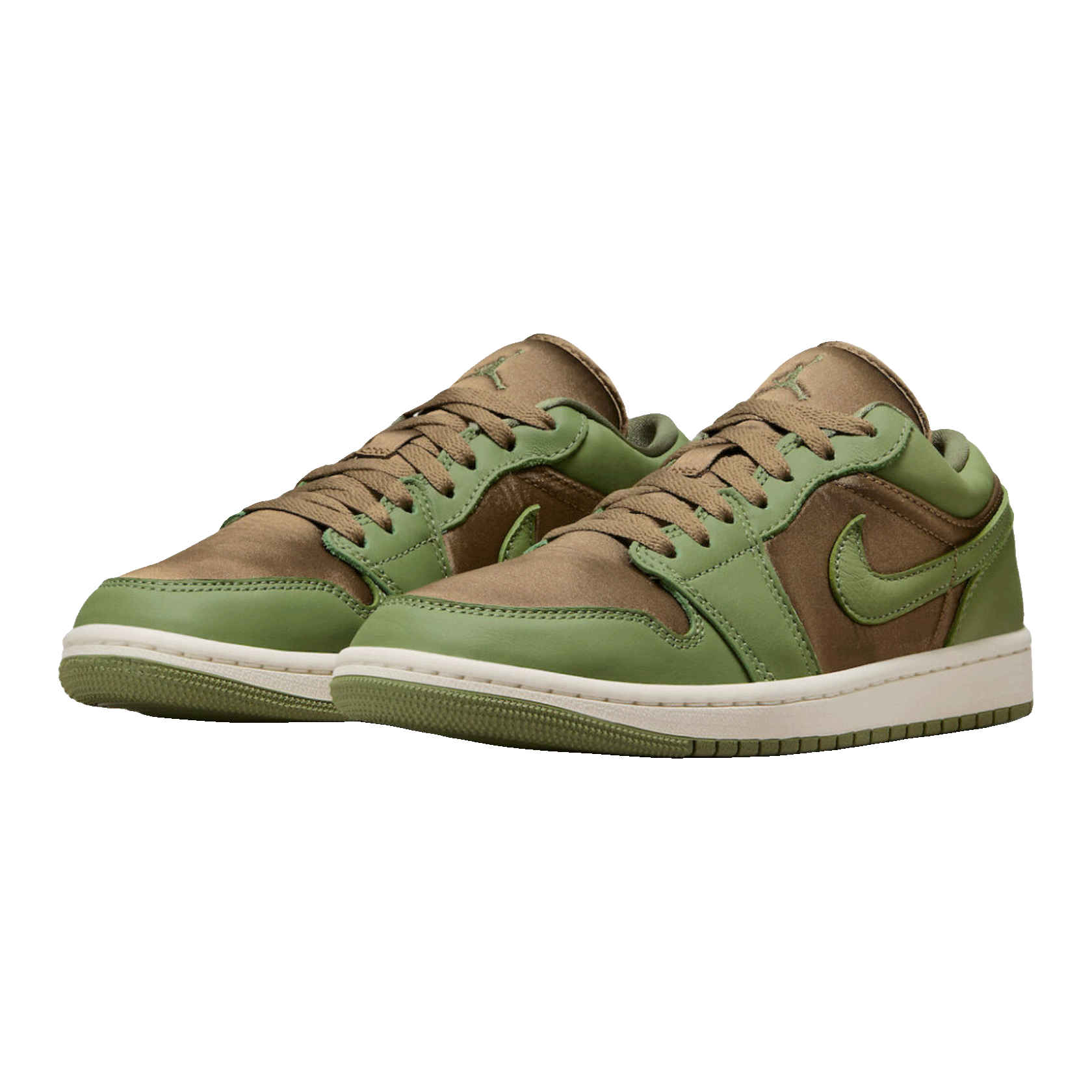 Nike Air Jordan 1 Low SE Brown Kelp Sky J Light Olive (W) Side
