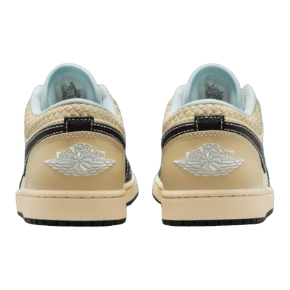 Nike Air Jordan 1 Low SE Coconut Milk Black Muslin Back