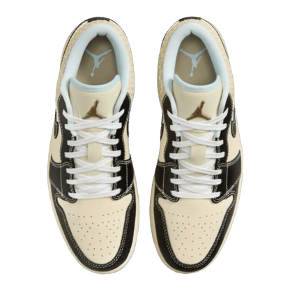 Nike Air Jordan 1 Low SE Coconut Milk Black Muslin Oben