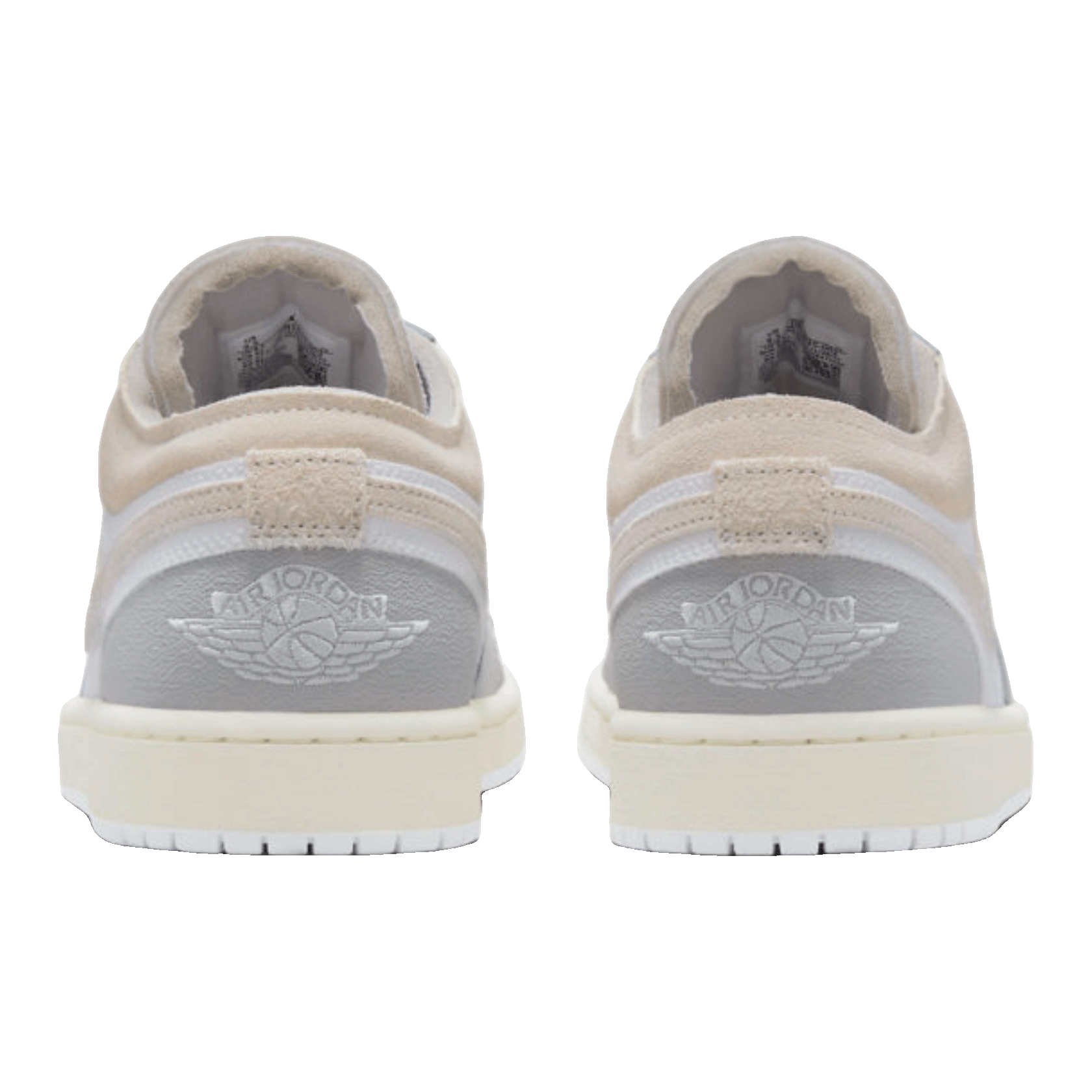 Nike Air Jordan 1 Low SE Craft Inside Out Tech Grey (GS) Back
