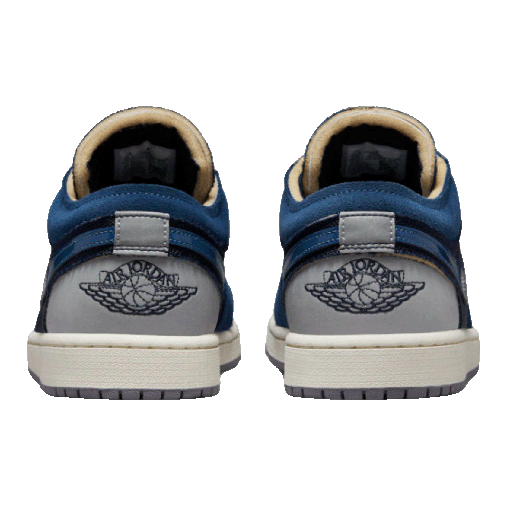Nike Air Jordan 1 Low SE Craft Obsidian French Blue Ashen Slate White Back
