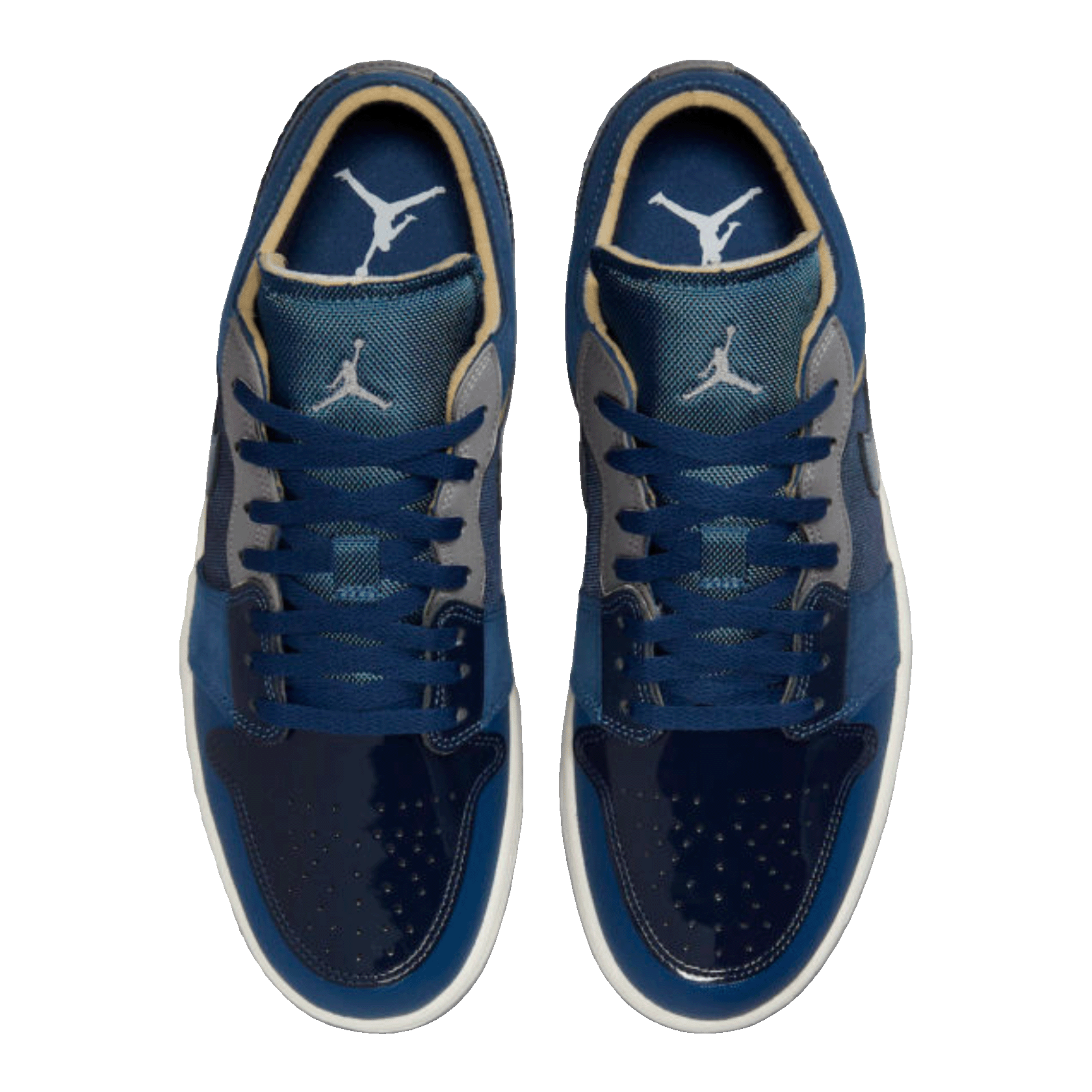 Nike Air Jordan 1 Low SE Craft Obsidian French Blue Ashen Slate White Oben