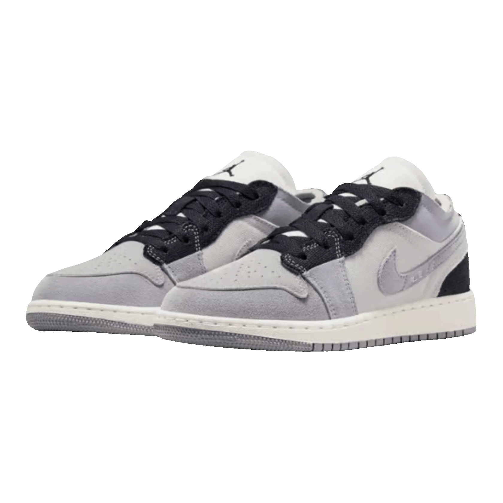 Nike Air Jordan 1 Low SE Craft Tech Grey Black (GS) Side