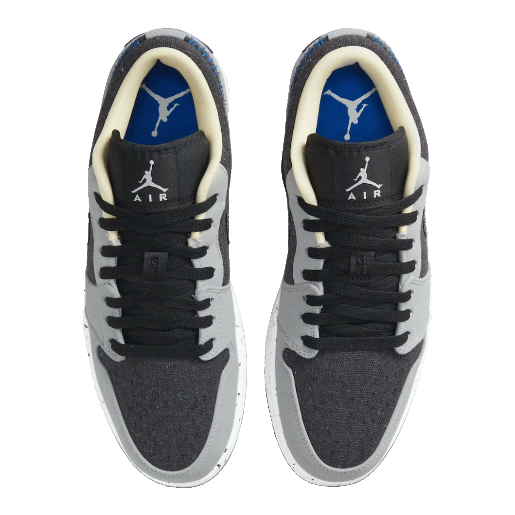 Nike Air Jordan 1 Low SE Crater Black Grey Oben