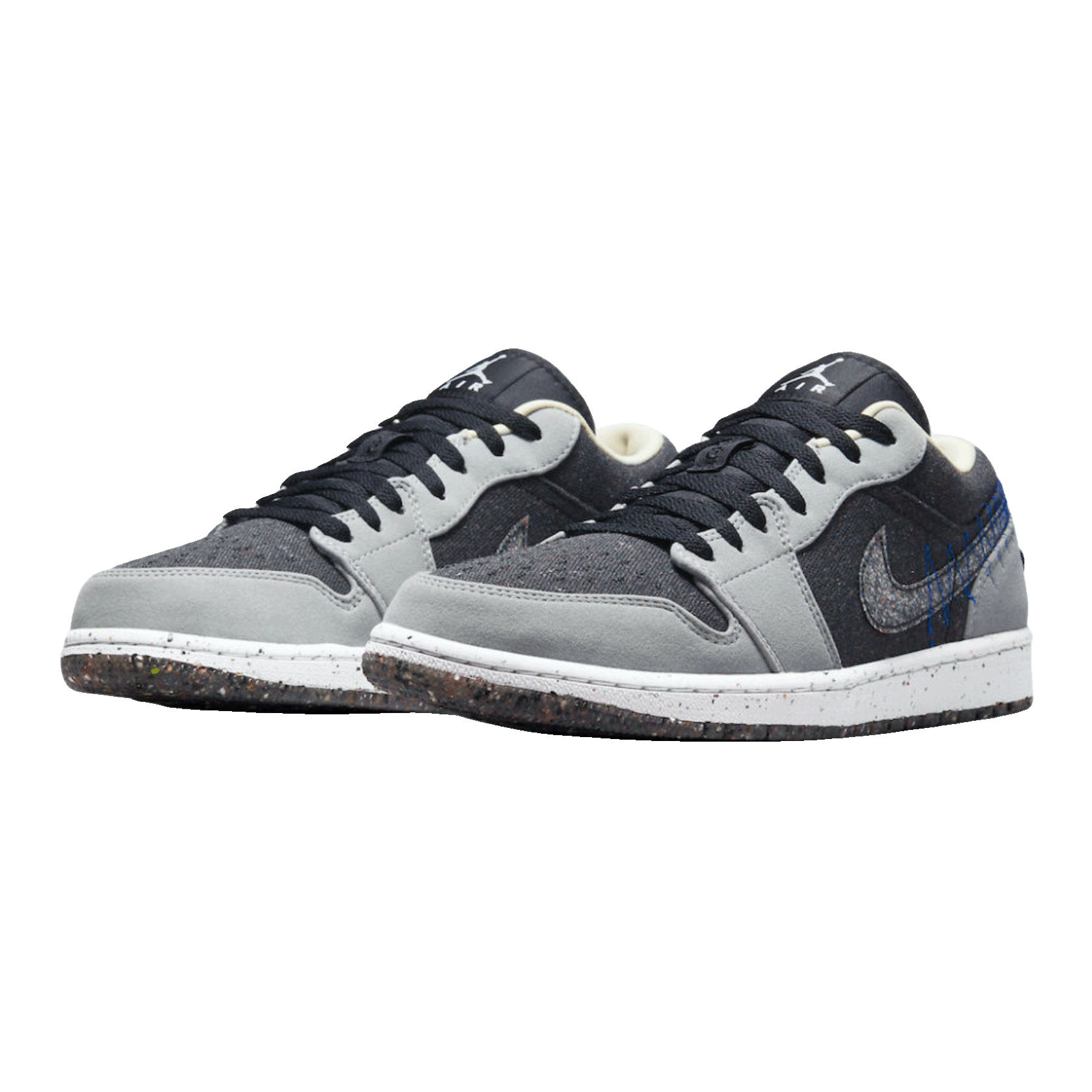 Nike Air Jordan 1 Low SE Crater Black Grey Side