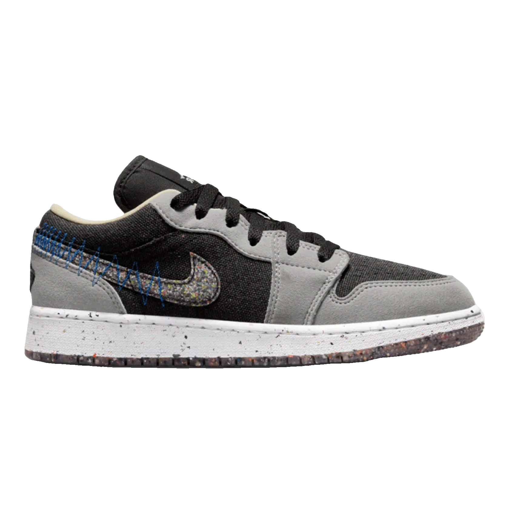 Nike Air Jordan 1 Low SE Crater Grey Black (GS)