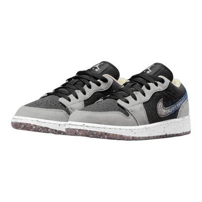 Nike Air Jordan 1 Low SE Crater Grey Black (GS) Side