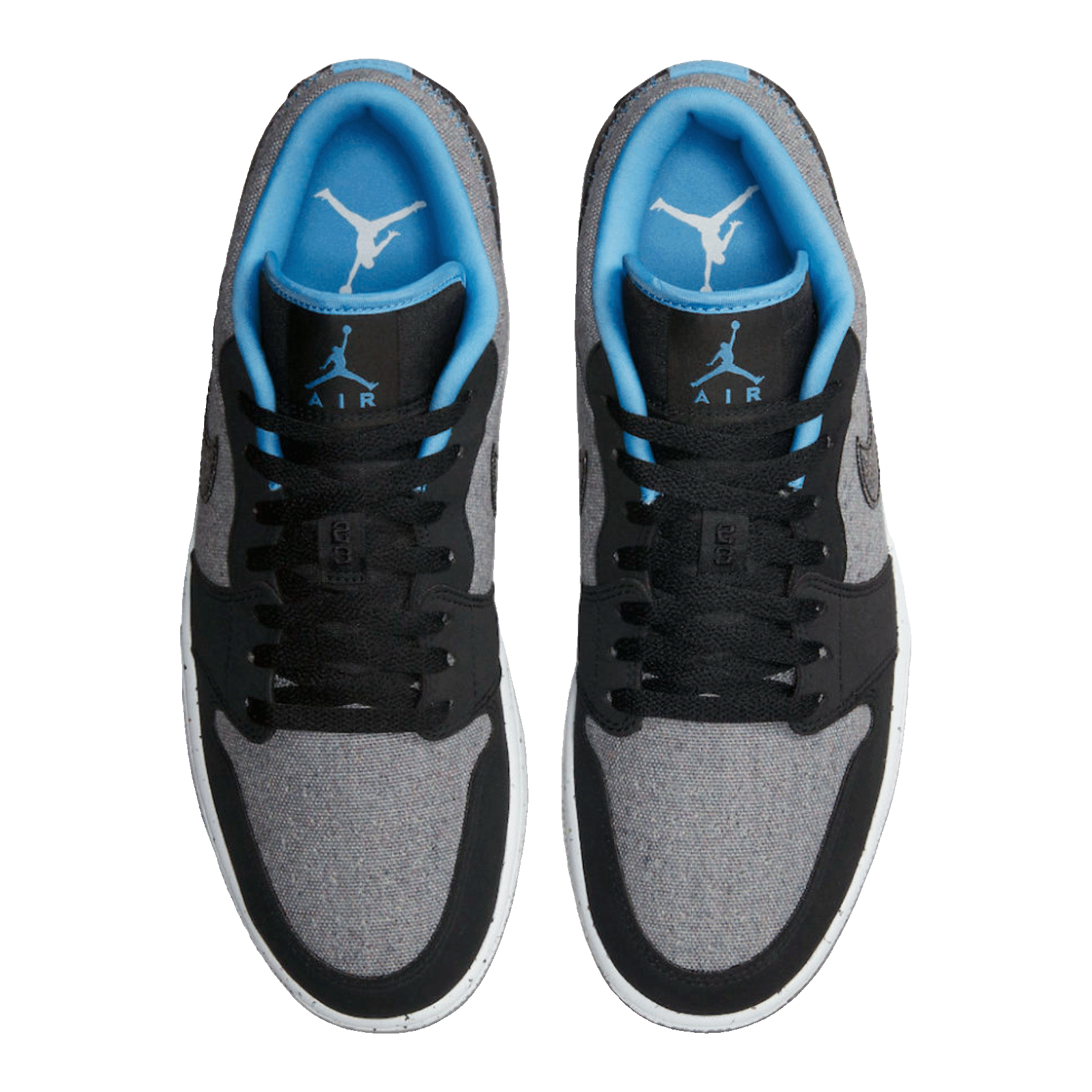 Nike Air Jordan 1 Low SE Crater Grey University Blue Oben