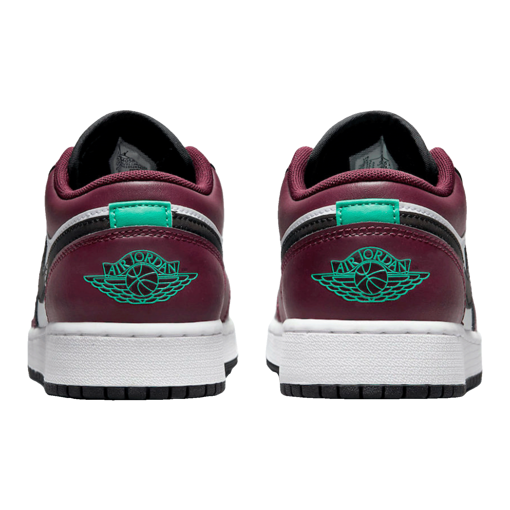 Nike Air Jordan 1 Low SE Dark Beetroot Roma Green (GS) Back