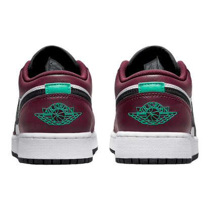 Nike Air Jordan 1 Low SE Dark Beetroot Roma Green (GS) Back