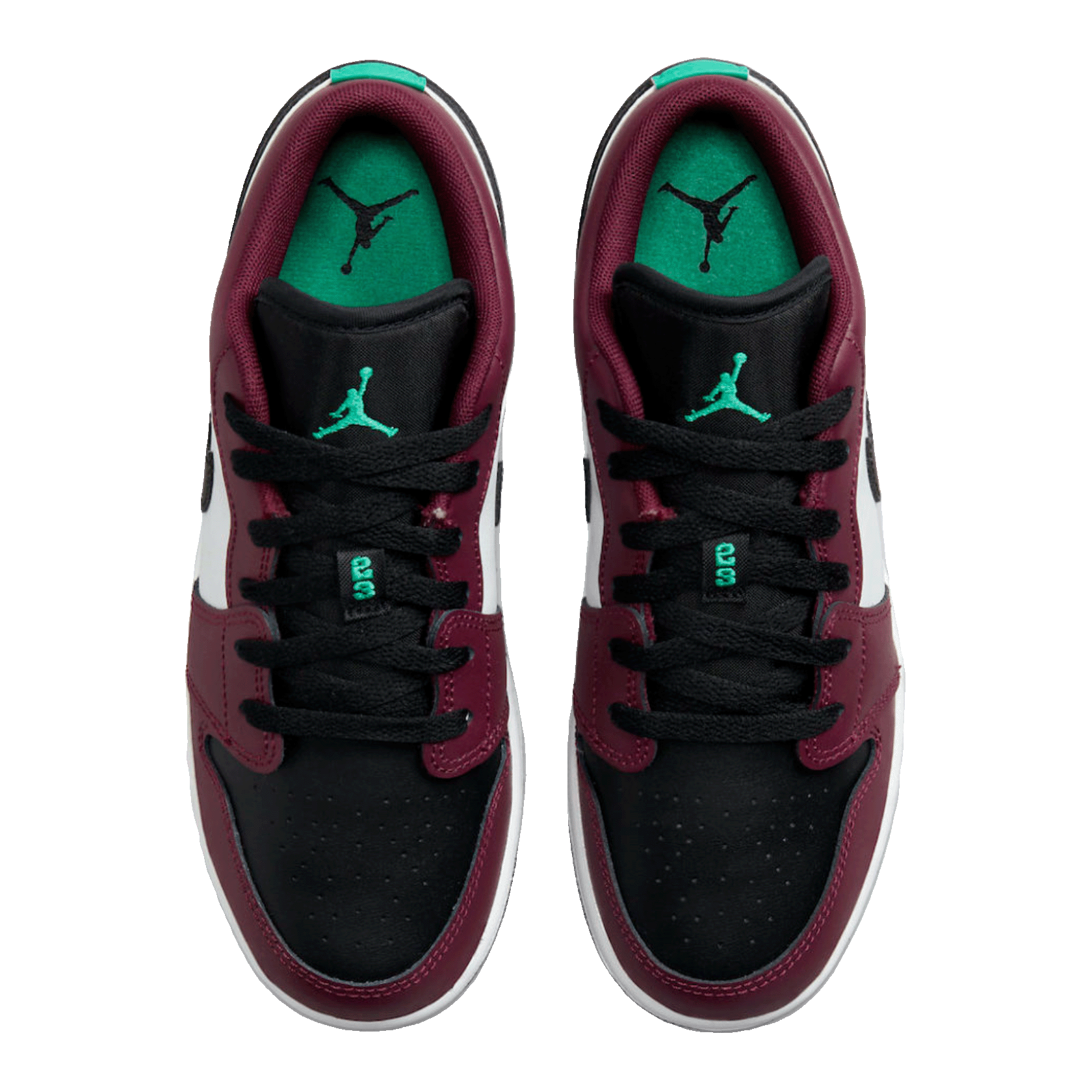 Nike Air Jordan 1 Low SE Dark Beetroot Roma Green (GS) Oben