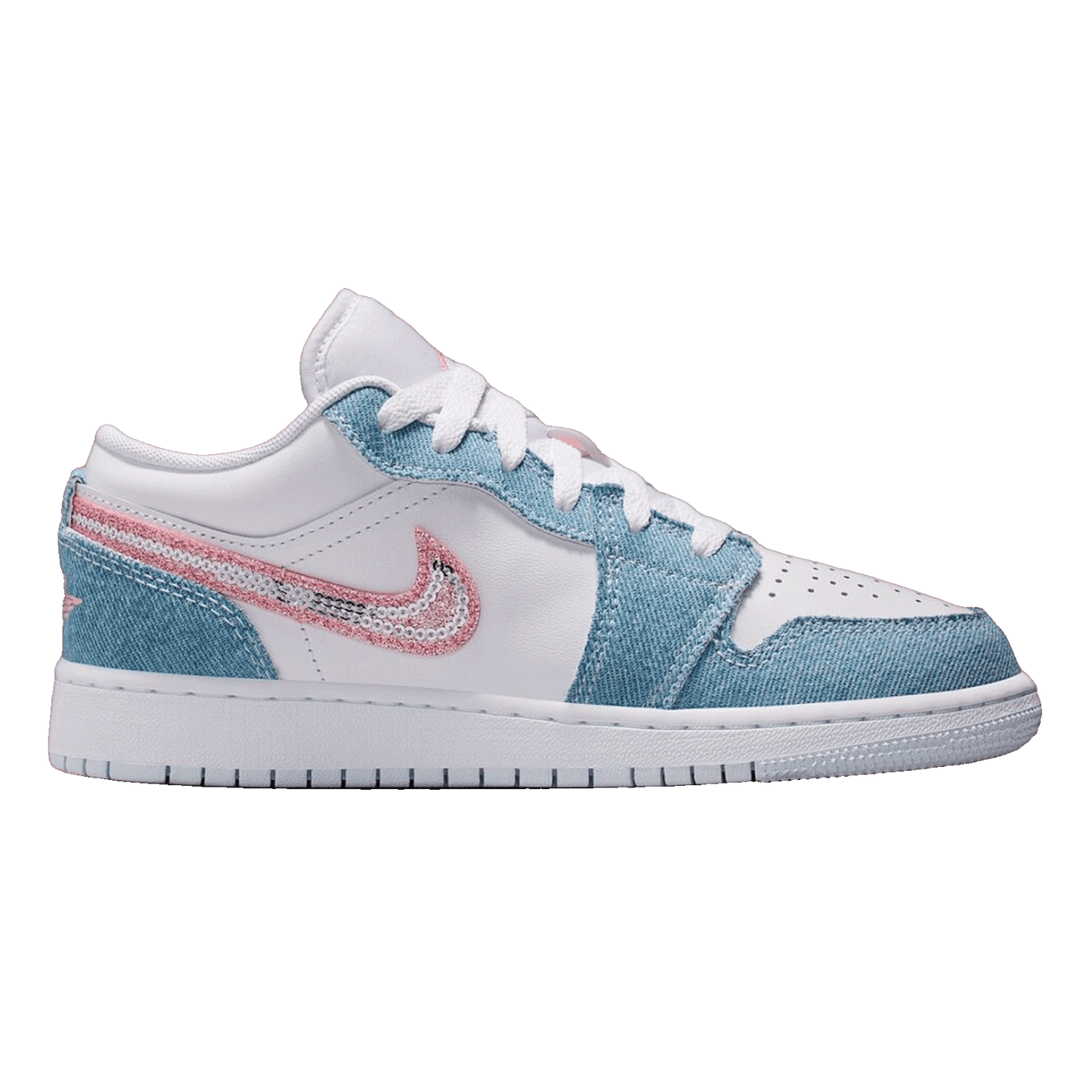 Nike Air Jordan 1 Low SE Denim Sequin (GS)