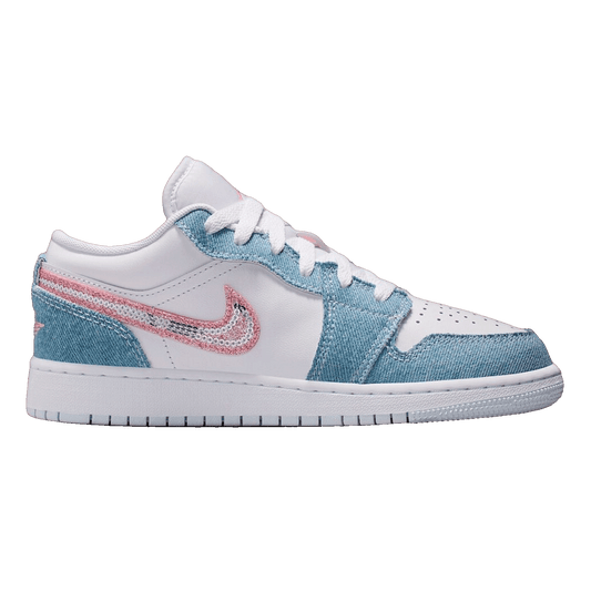 Nike Air Jordan 1 Low SE Denim Sequin (GS)