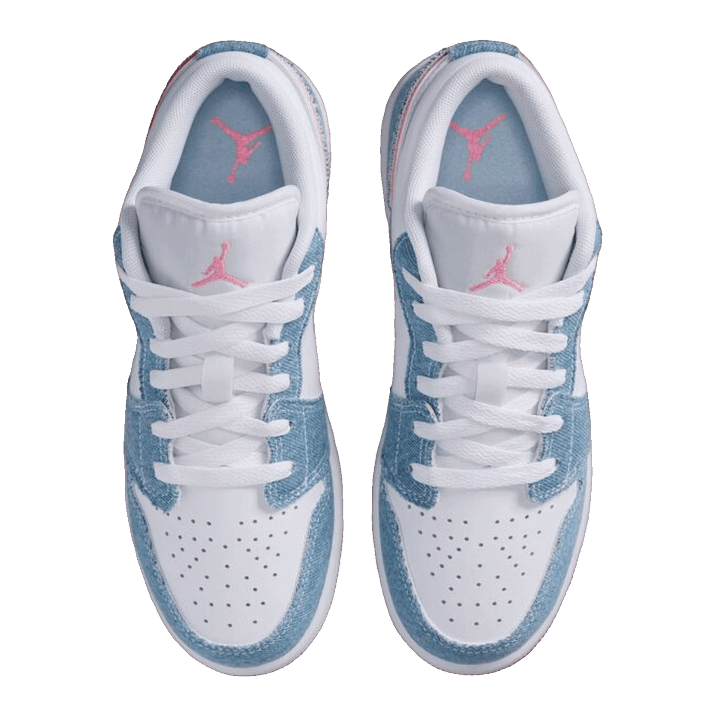 Nike Air Jordan 1 Low SE Denim Sequin (GS) Oben