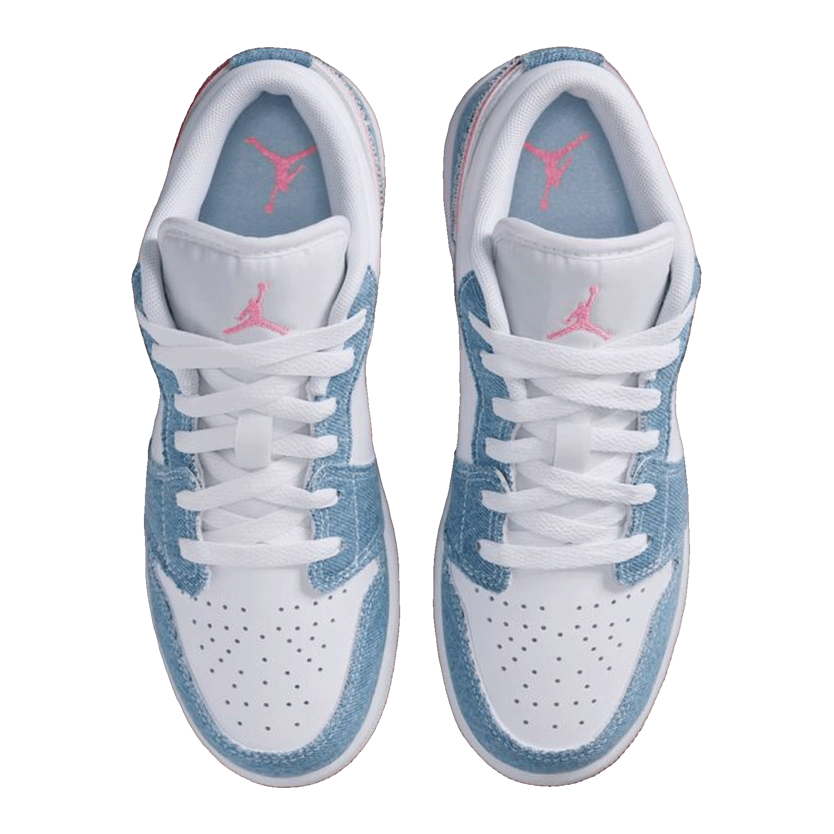 Nike Air Jordan 1 Low SE Denim Sequin (GS) Oben