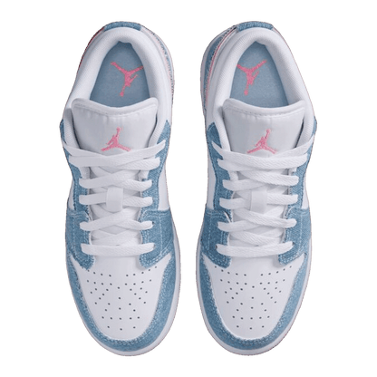 Nike Air Jordan 1 Low SE Denim Sequin (GS) Oben