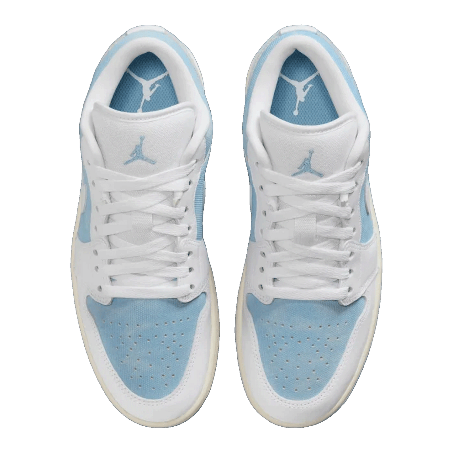 Nike Air Jordan 1 Low SE Denim Worn Blue (W) Oben