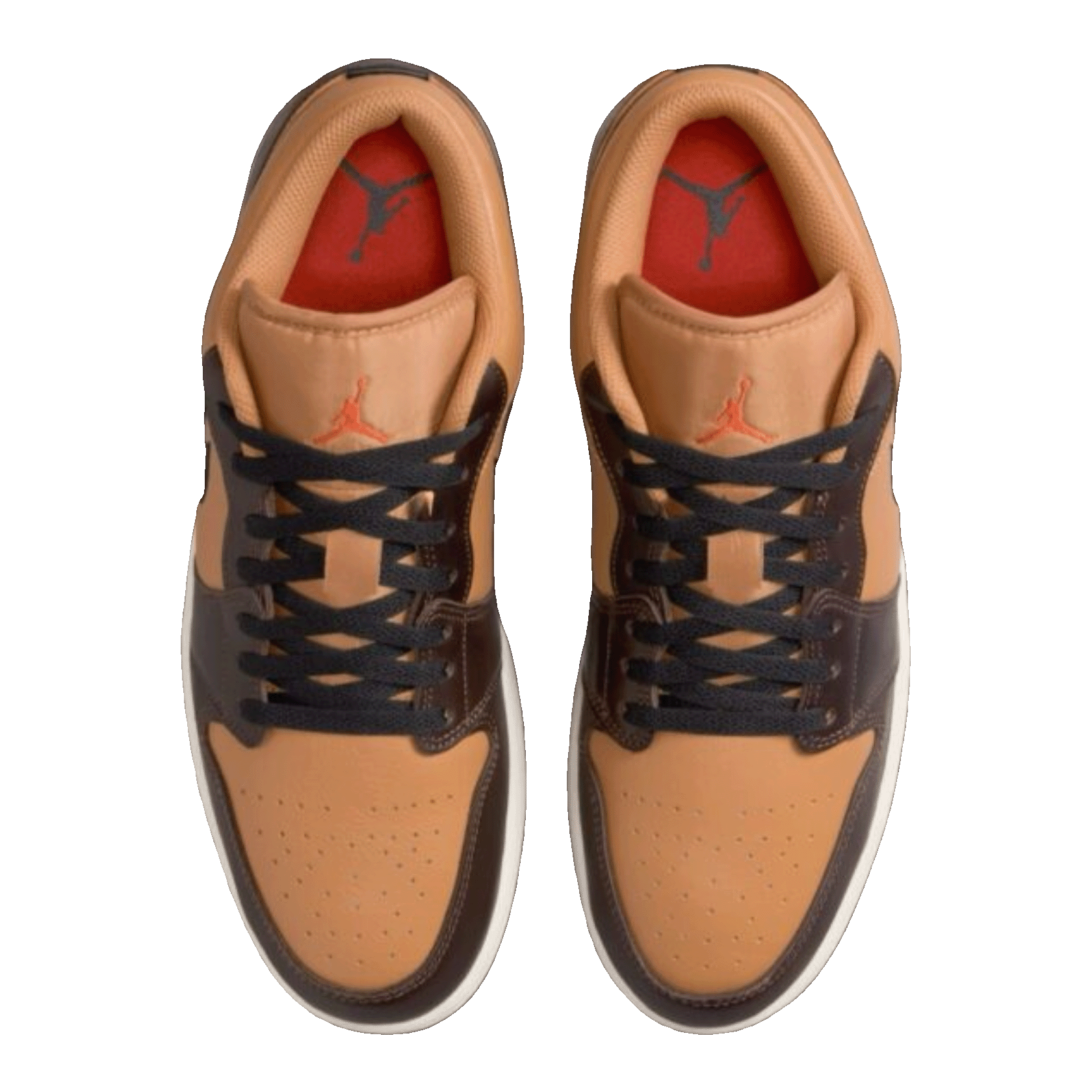 Nike Air Jordan 1 Low SE Flax Baroque Brown Oben