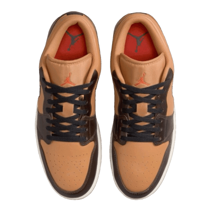 Nike Air Jordan 1 Low SE Flax Baroque Brown Oben