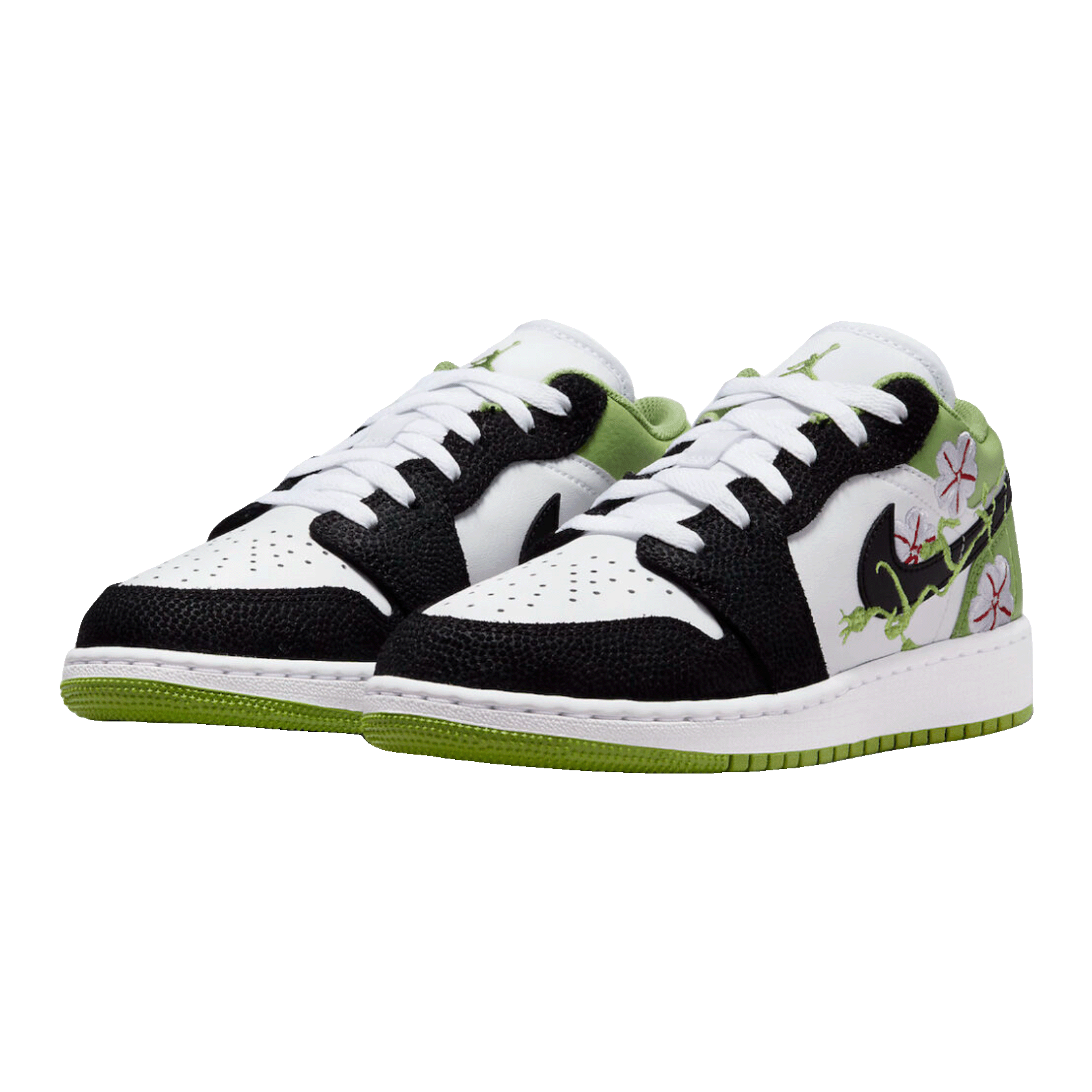 Nike Air Jordan 1 Low SE Floral Vines (GS) Side
