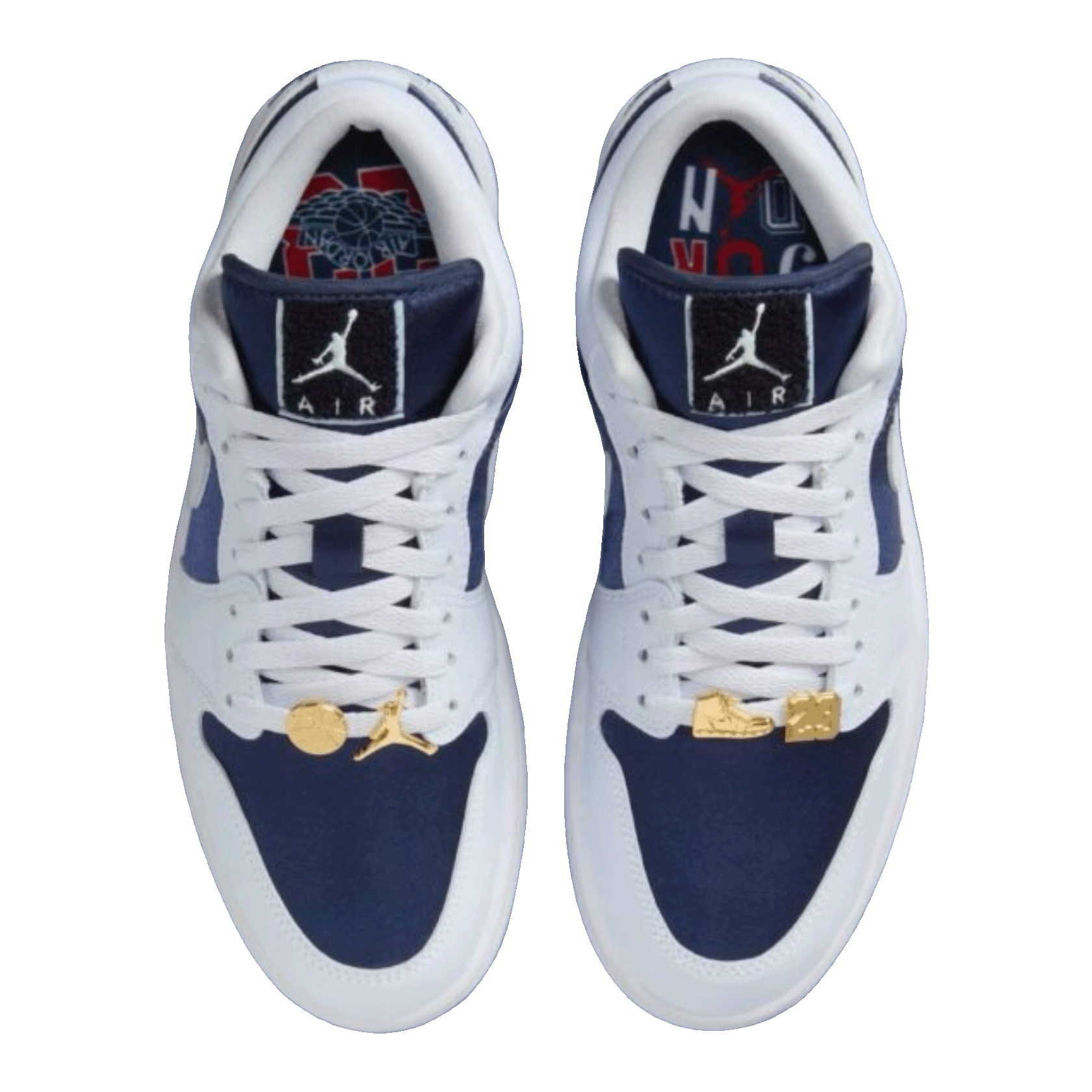 Nike Air Jordan 1 Low SE Football Grey White Gym Red Midnight Navy (W) Oben