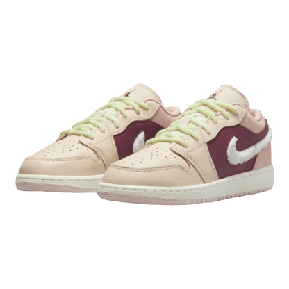 Nike Air Jordan 1 Low SE Fur Swoosh (GS) Side