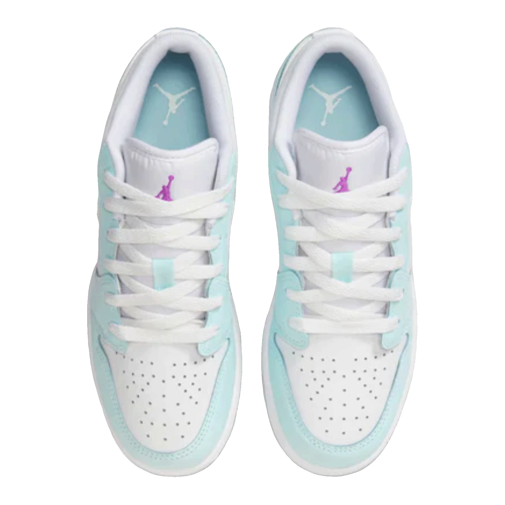 Nike Air Jordan 1 Low SE Glacier Blue (GS) Oben
