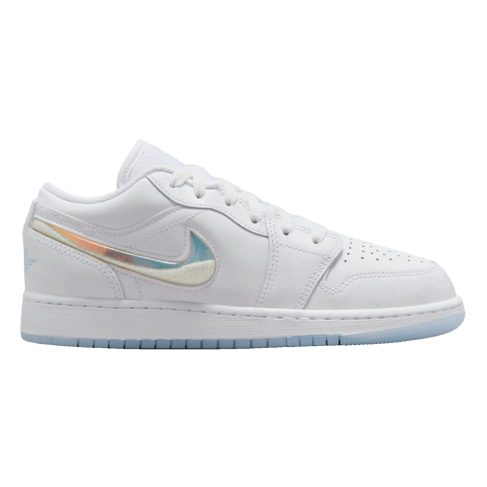 Nike Air Jordan 1 Low SE Glitter Swoosh (GS)