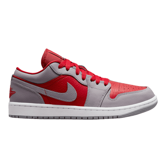Nike Air Jordan 1 Low SE Homage Split Gym Red Cement Grey (W)