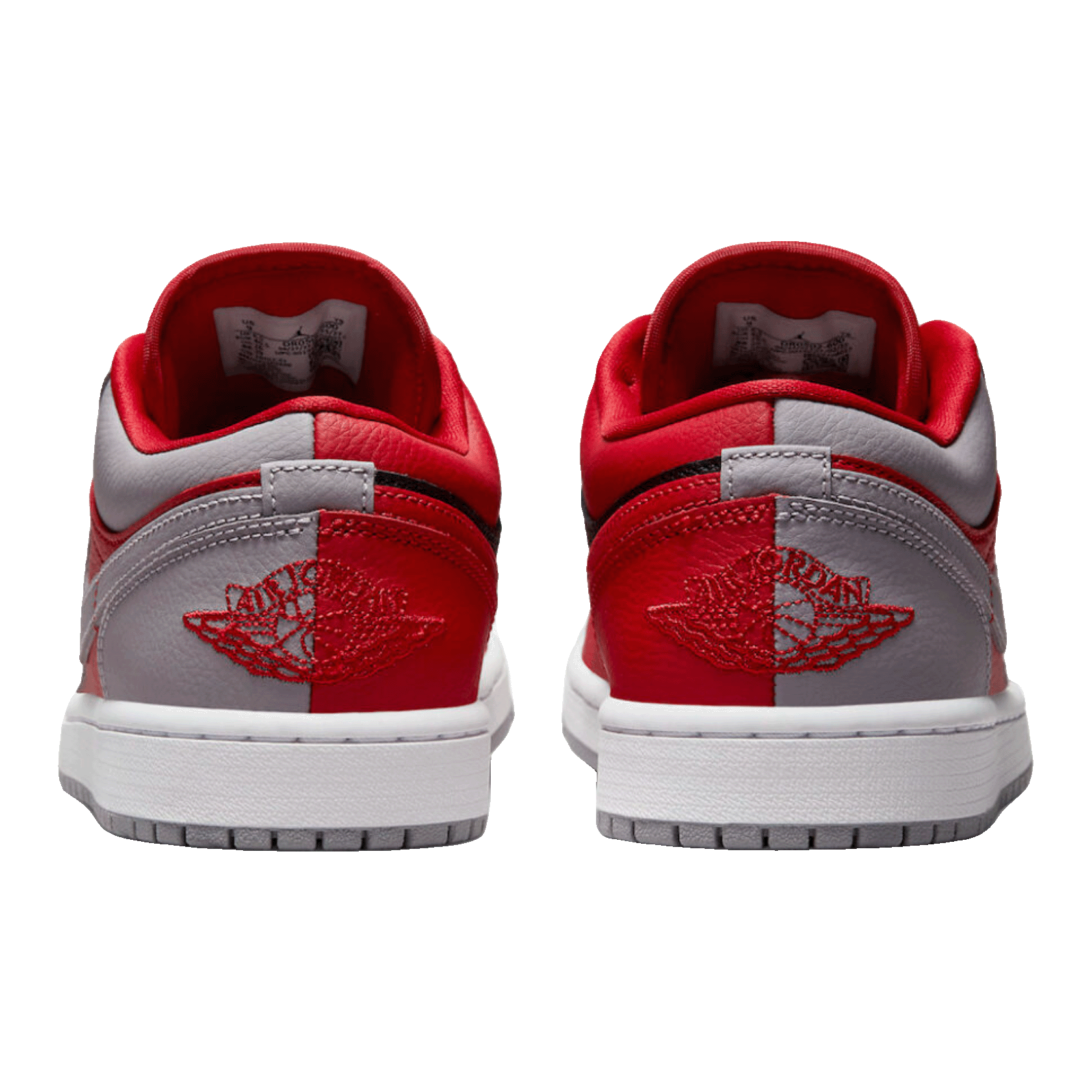 Nike Air Jordan 1 Low SE Homage Split Gym Red Cement Grey (W) Back