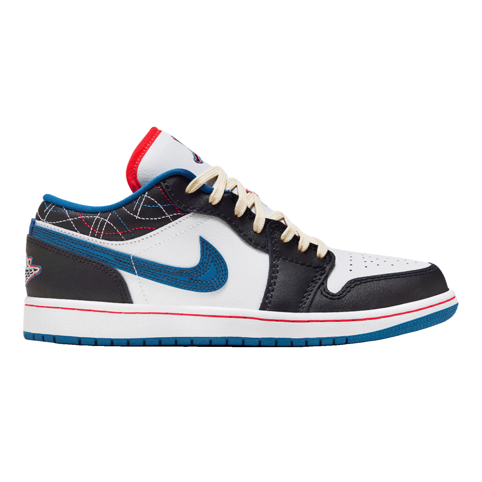 Nike Air Jordan 1 Low SE Industrial Blue Sashiko