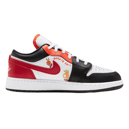 Nike Air Jordan 1 Low SE Just Skate Gym Red (GS) Detail