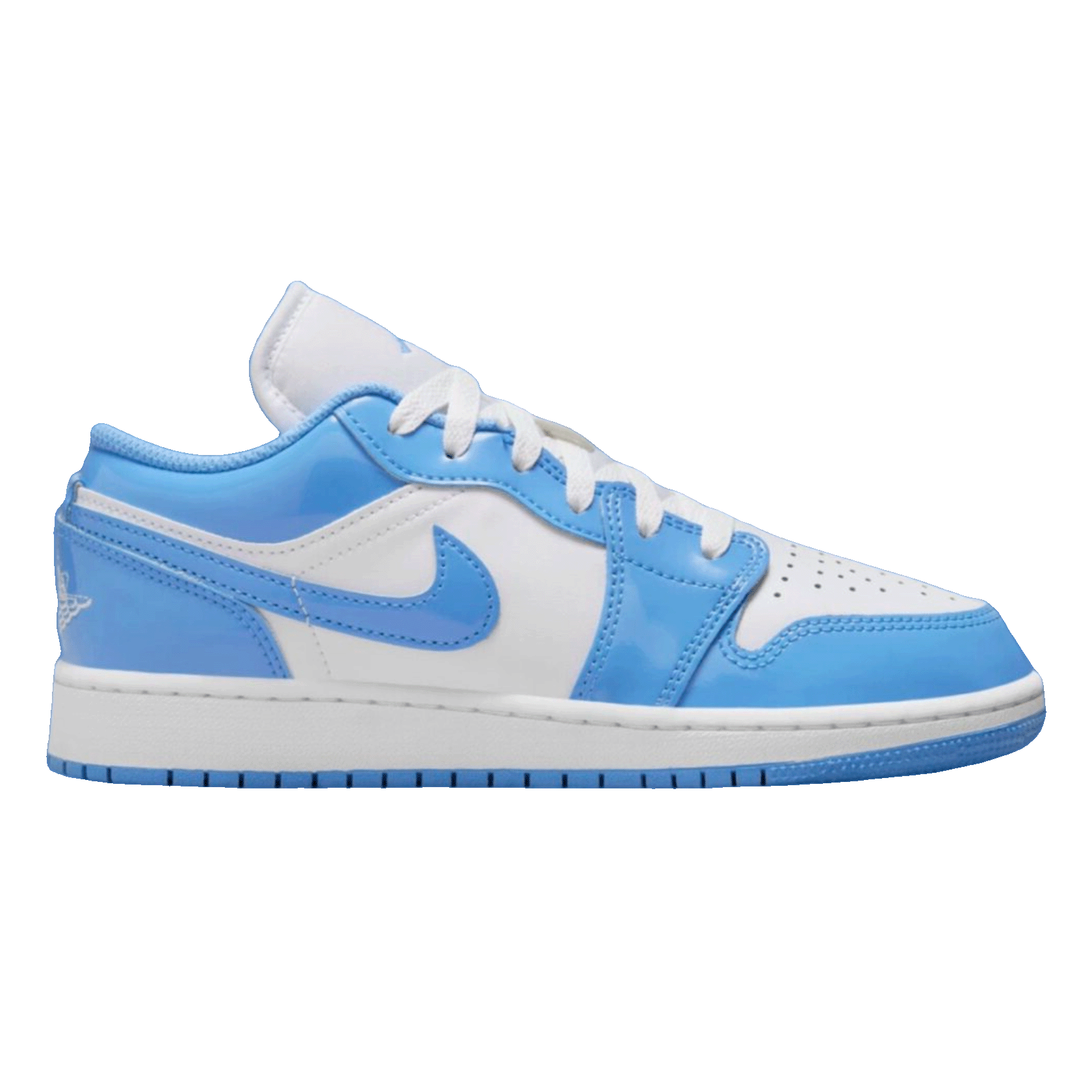 Nike Air Jordan 1 Low SE Legend Blue Patent (GS)