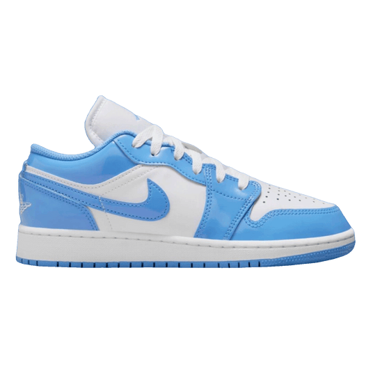 Nike Air Jordan 1 Low SE Legend Blue Patent (GS)