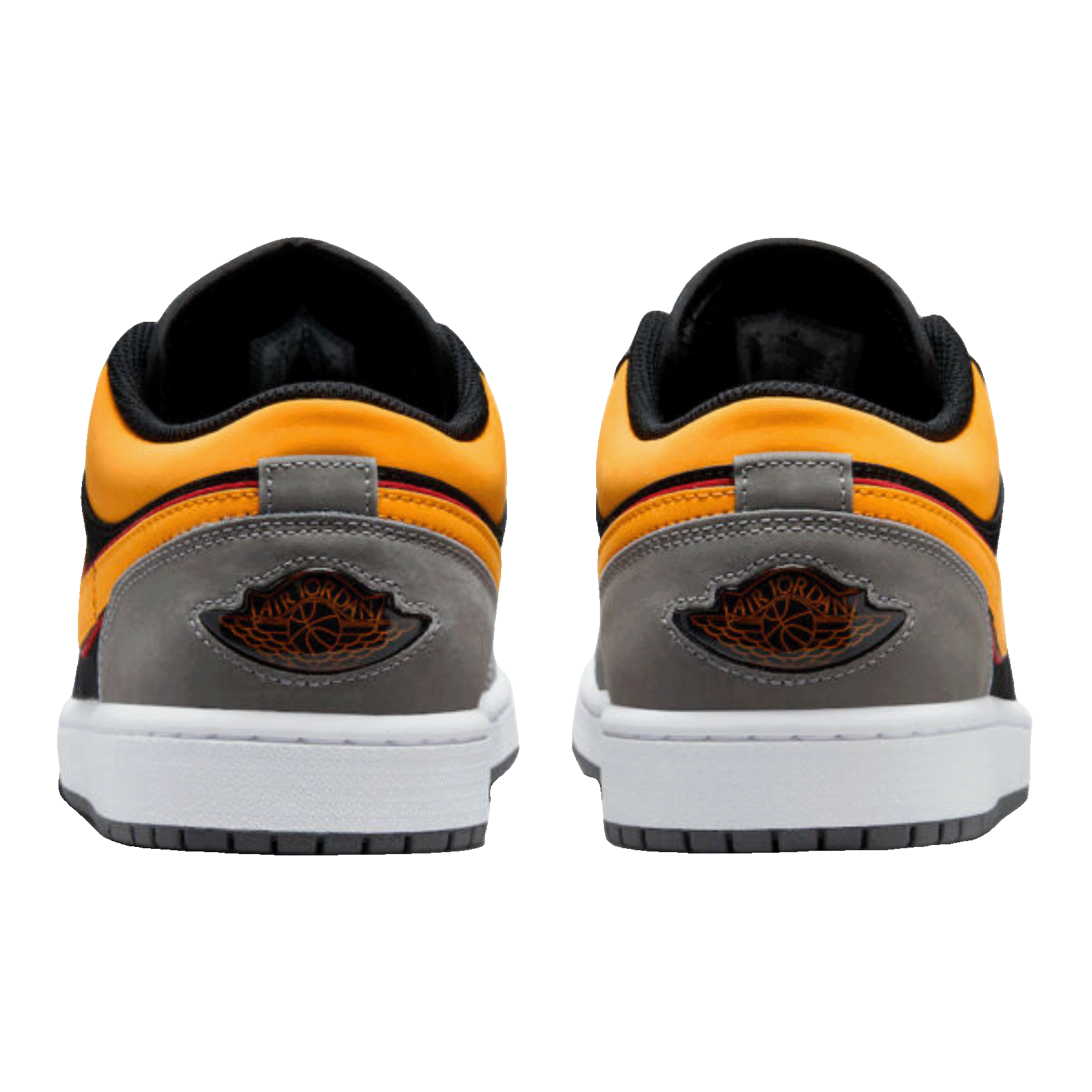 Nike Air Jordan 1 Low SE Light Graphite Vivid Orange (GS) Back