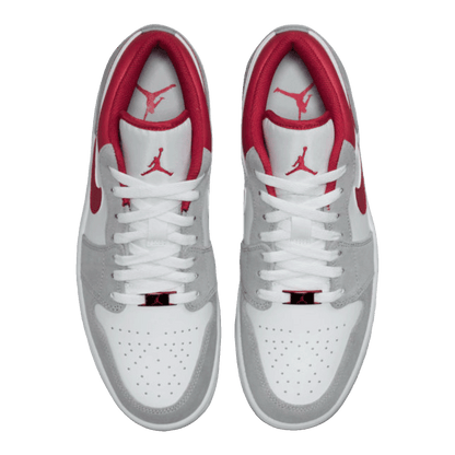 Nike Air Jordan 1 Low SE Light Smoke Grey Gym Red Oben