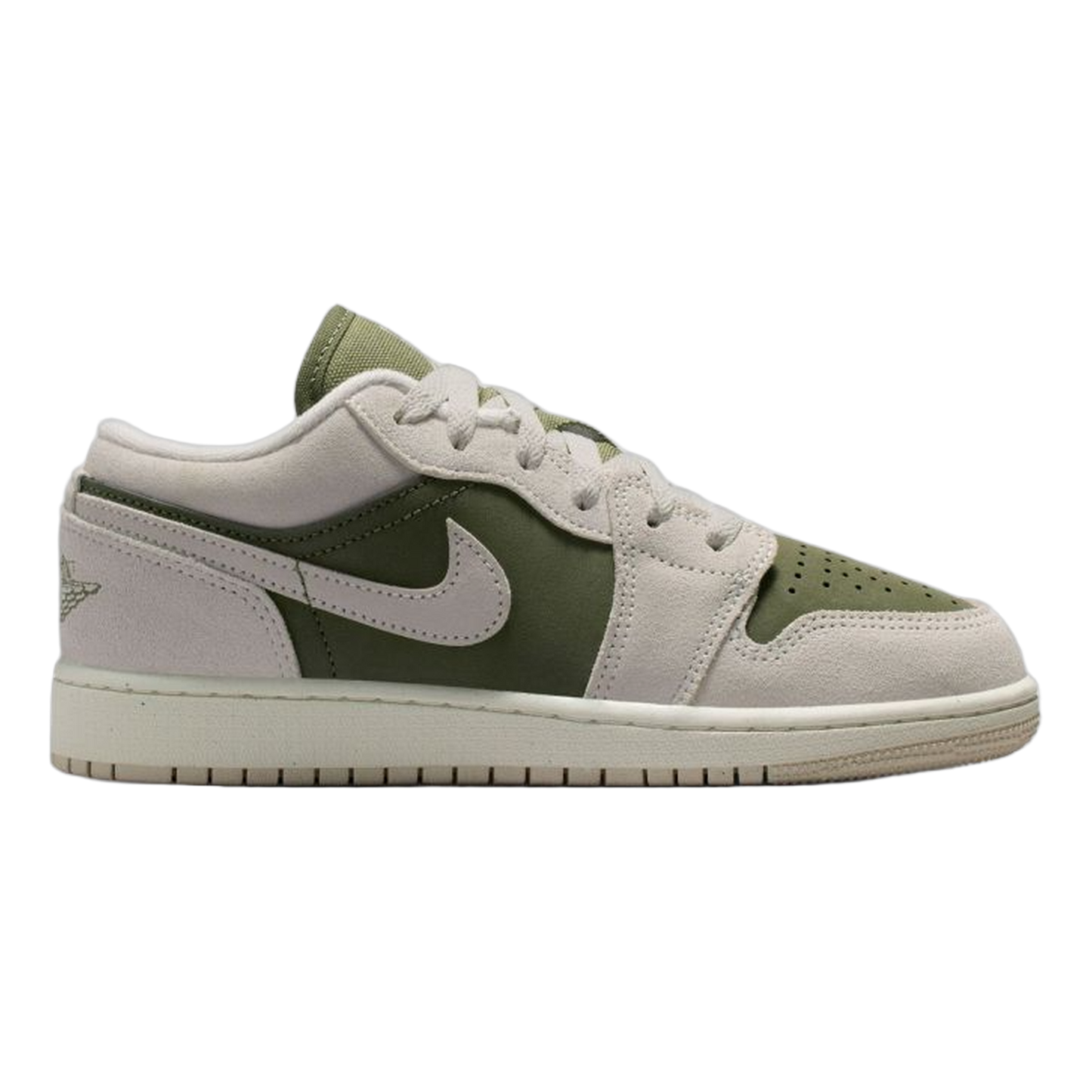 Nike Air Jordan 1 Low SE Medium Olive Sail (GS) HV4396-201