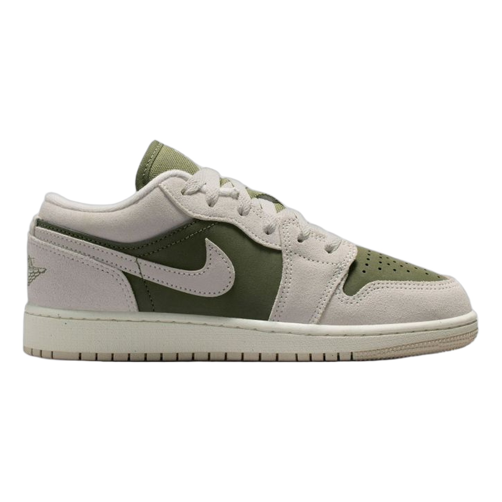 Nike Air Jordan 1 Low SE Medium Olive Sail (GS) HV4396-201