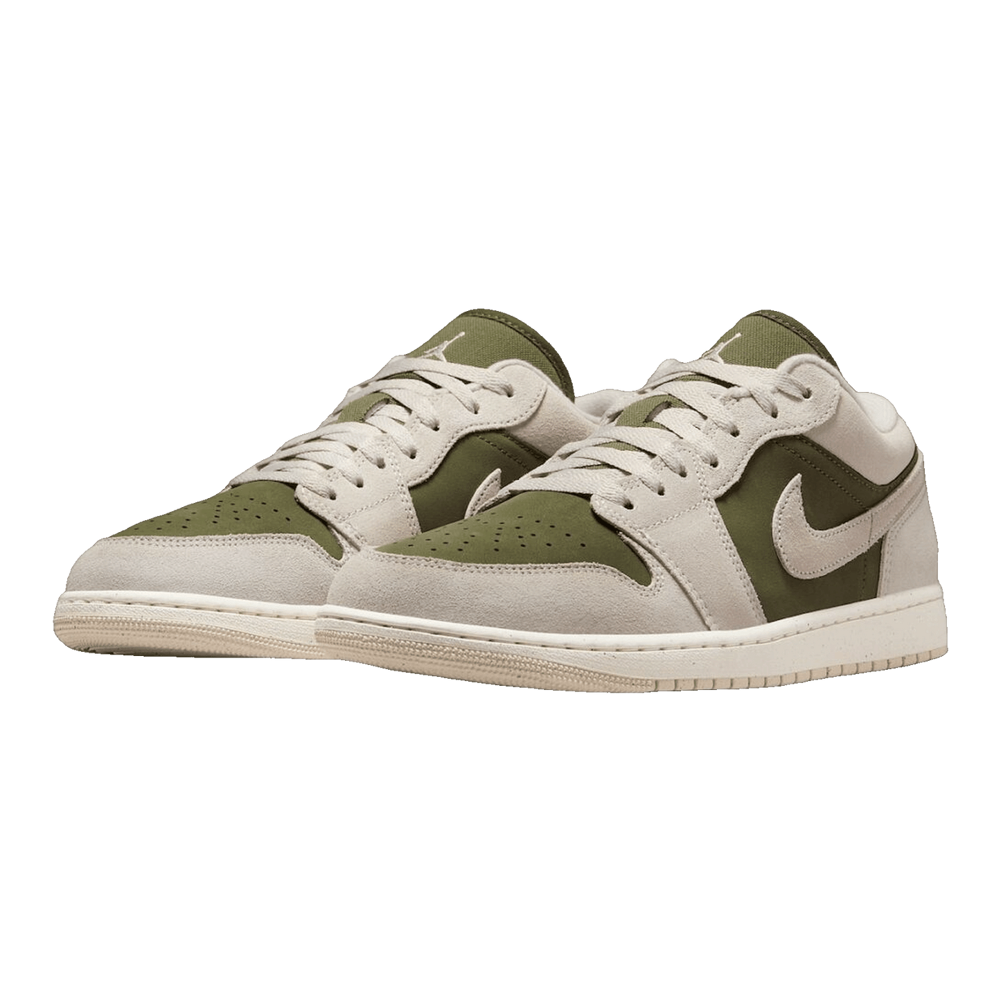 Nike Air Jordan 1 Low SE Medium Olive Sail Side