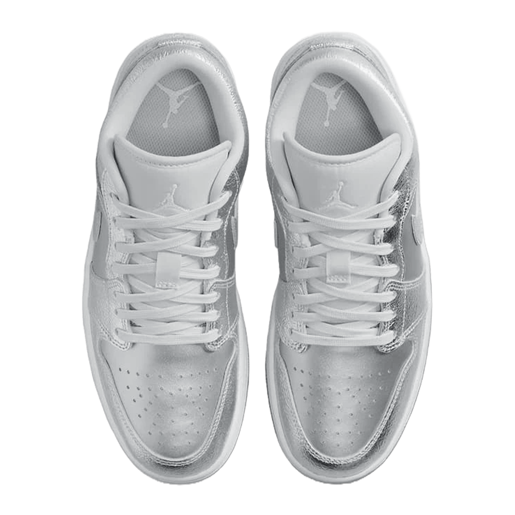 Nike Air Jordan 1 Low SE Metallic Silver (W) Oben
