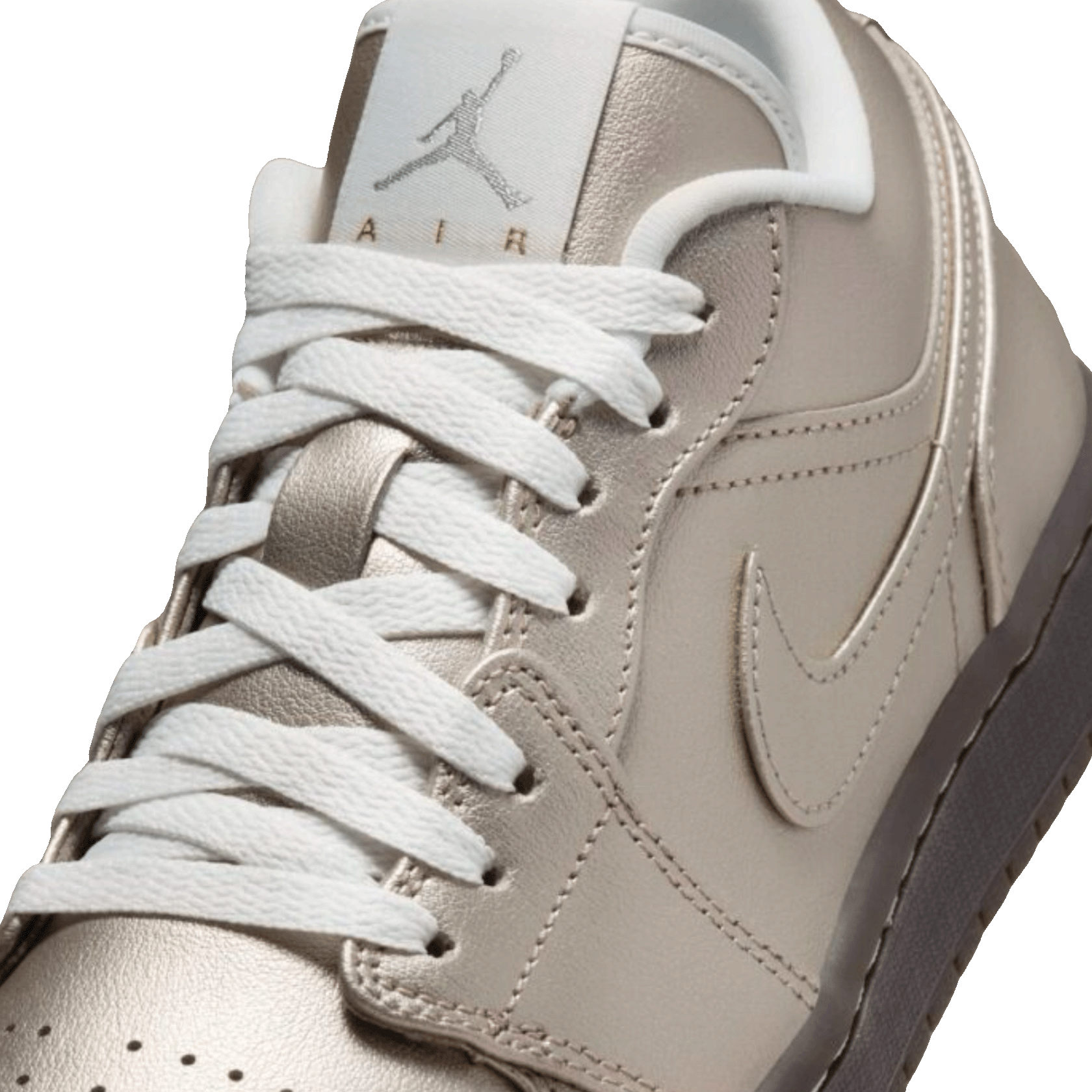 Nike Air Jordan 1 Low SE Metallic Zinc (W) Tongue
