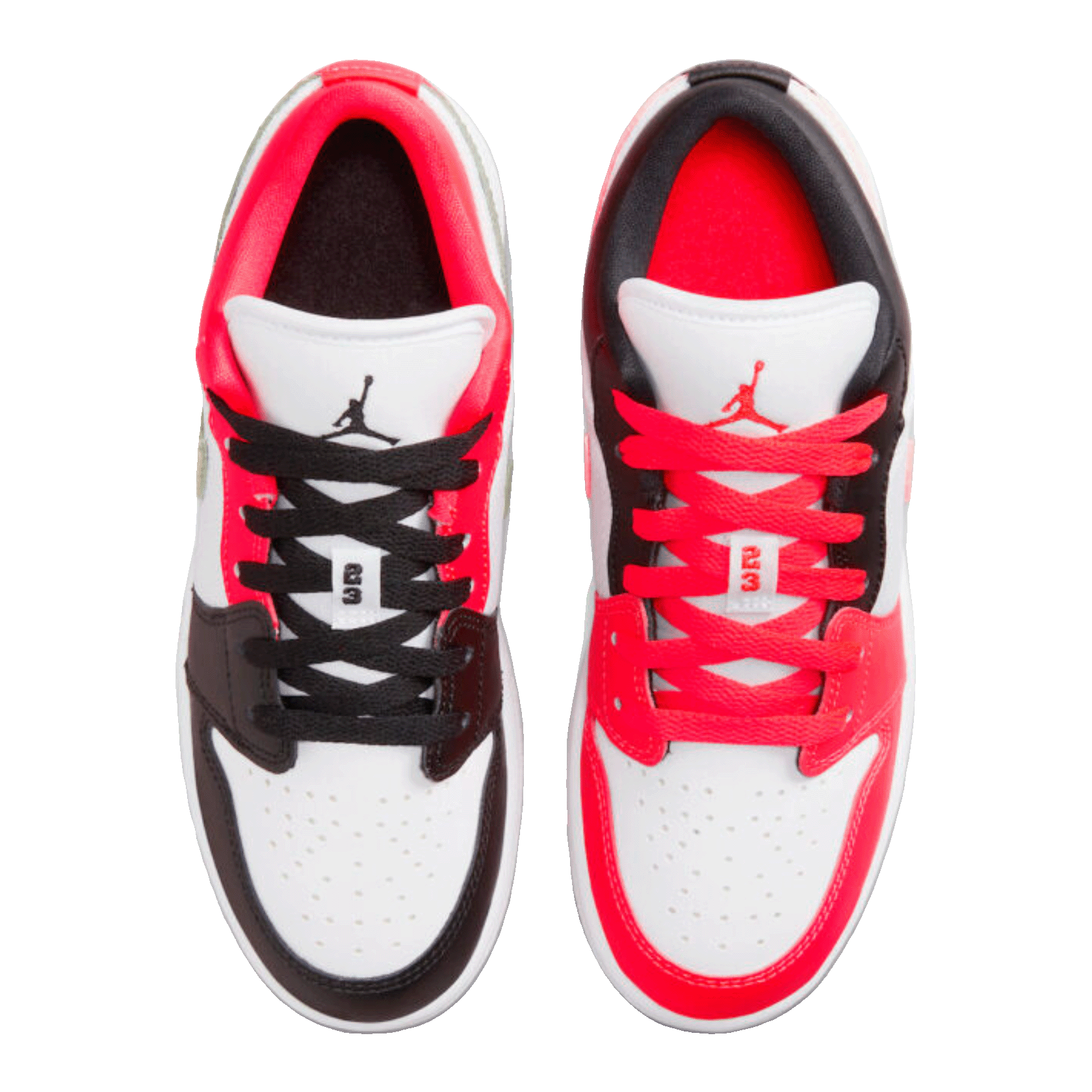 Nike Air Jordan 1 Low SE Mismatched Infrared (GS) Oben
