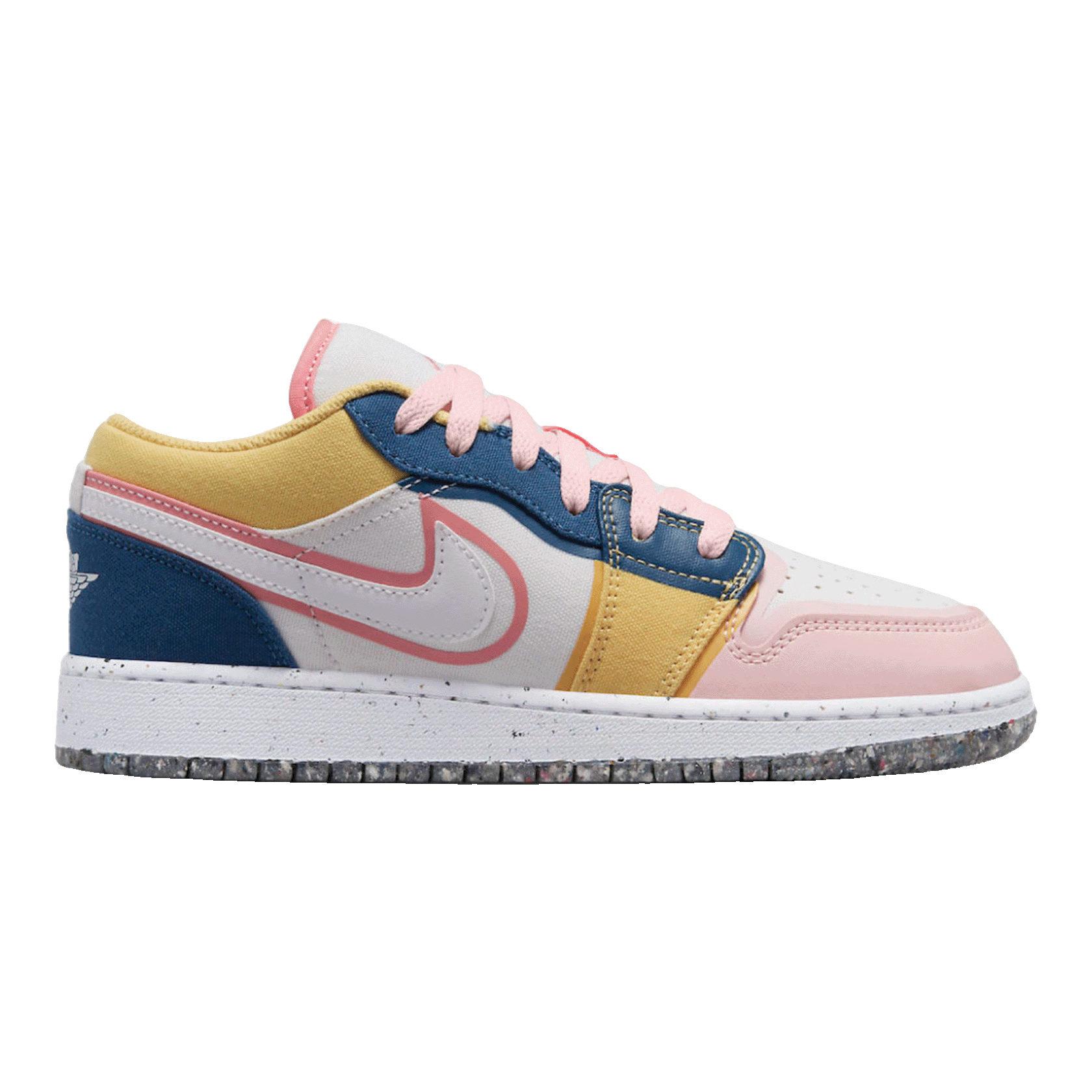Nike Air Jordan 1 Low SE Multi Canvas (GS)