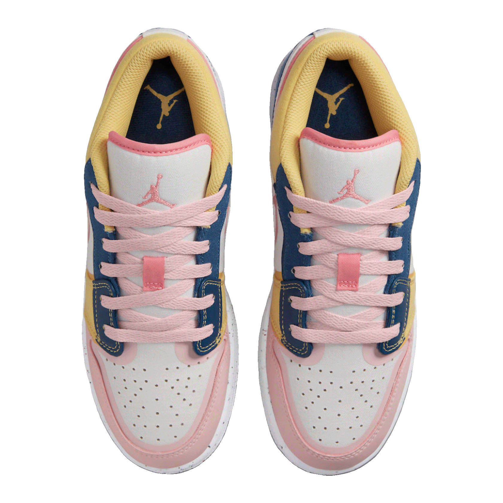 Nike Air Jordan 1 Low SE Multi Canvas (GS) Oben