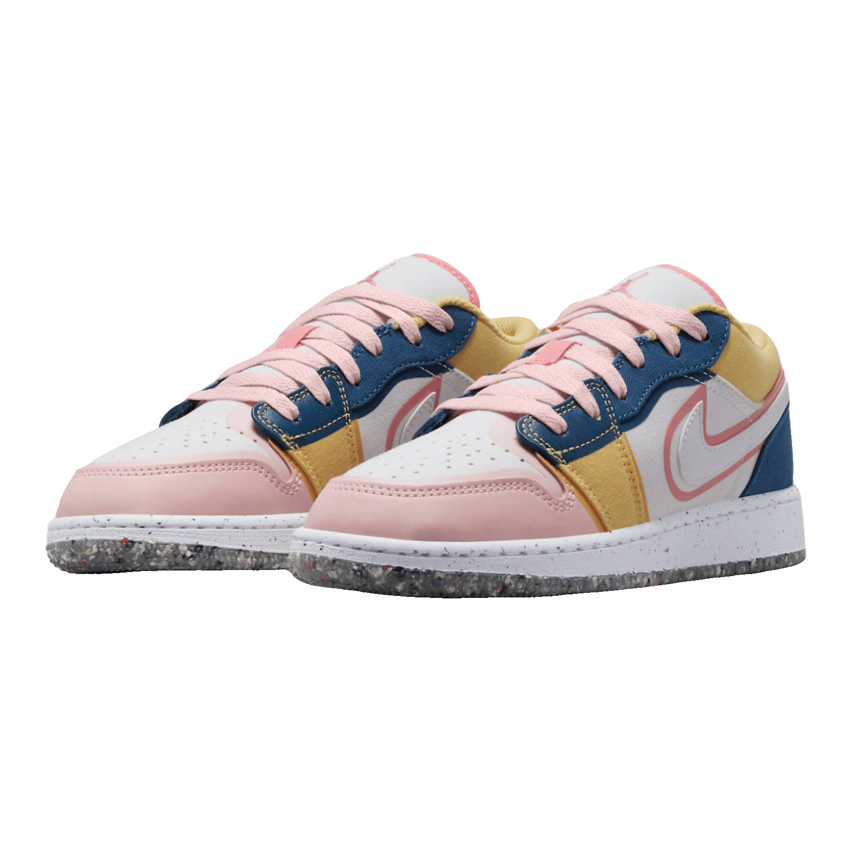 Nike Air Jordan 1 Low SE Multi Canvas (GS) Side