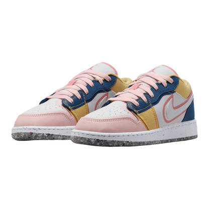 Nike Air Jordan 1 Low SE Multi Canvas (GS) Side